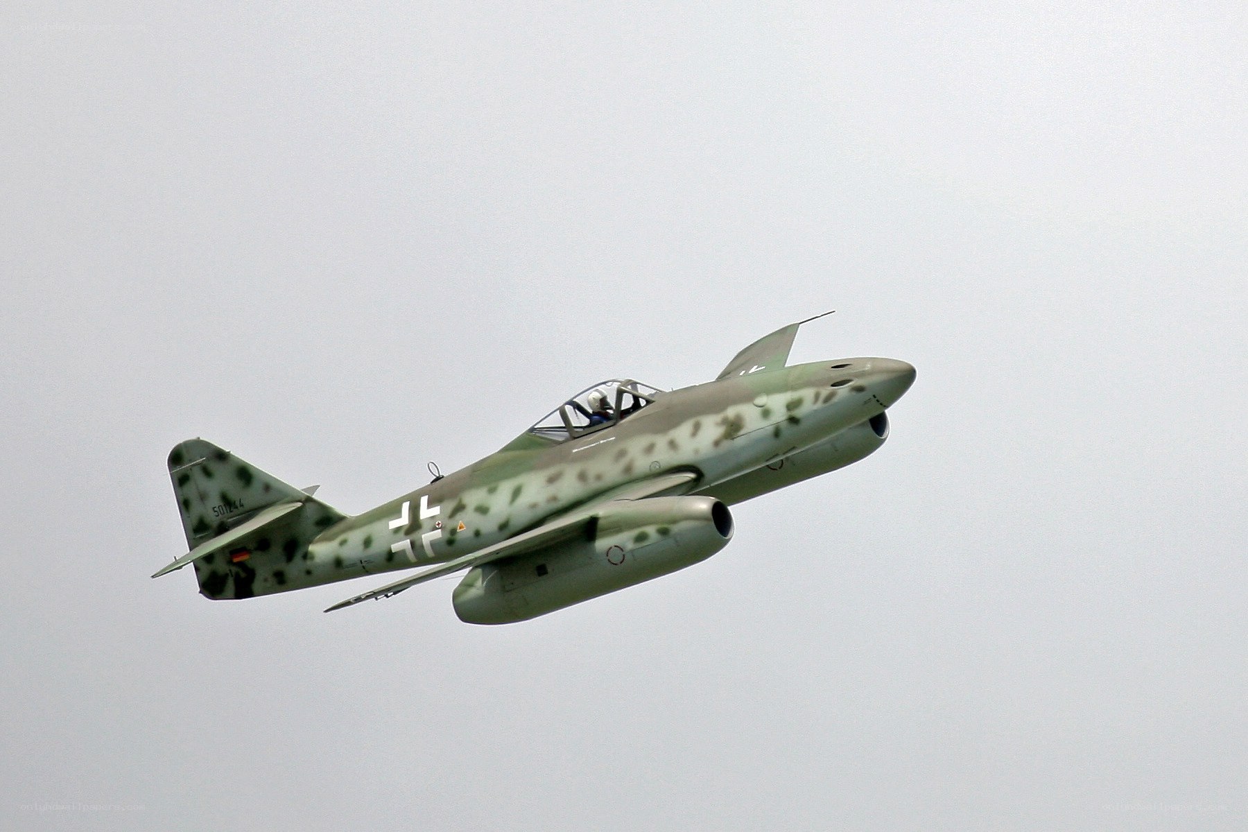 German jet in flight