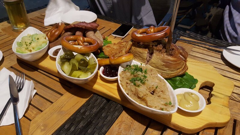 German Meal Platter
