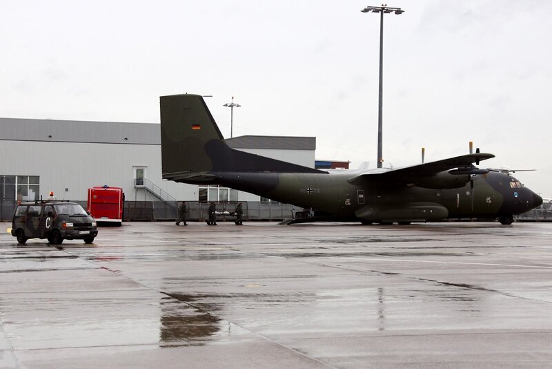 German military aircraft on tarmac