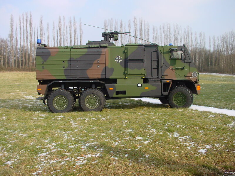 German military armored vehicle