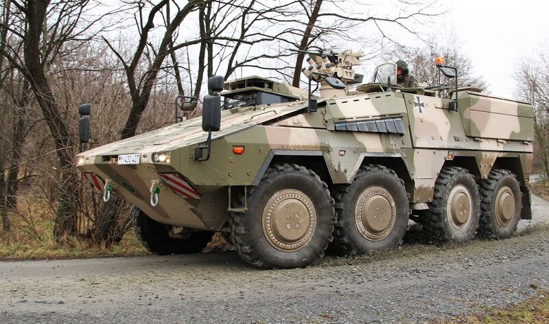 German military armored vehicle