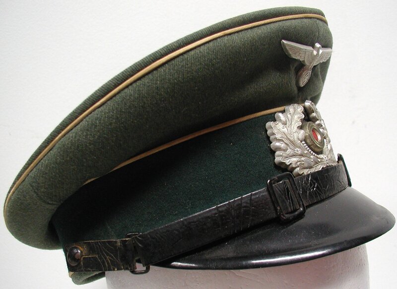 German military cap with insignia
