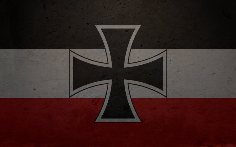 German military flag with Iron Cross