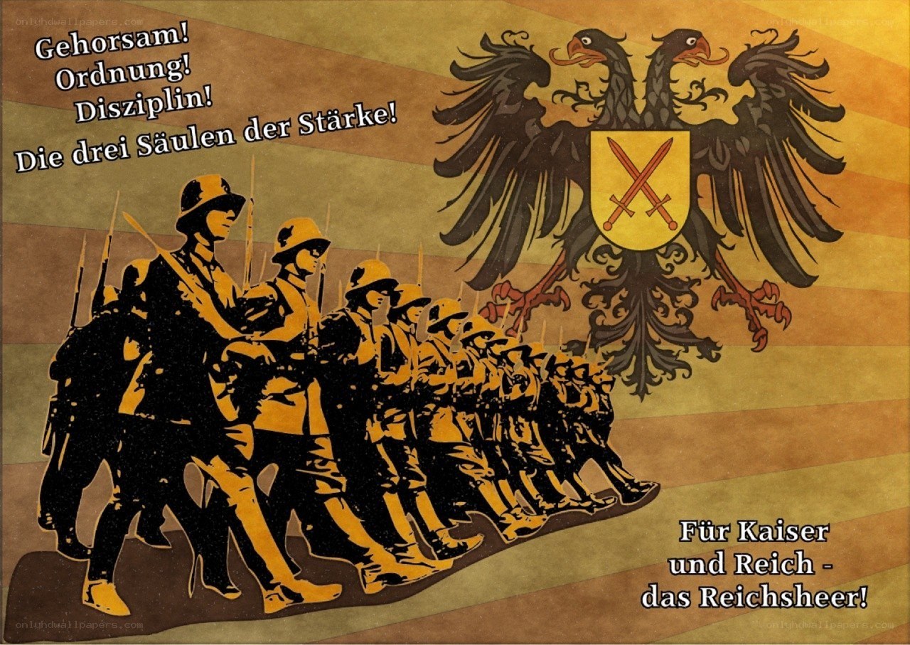 German military propaganda poster