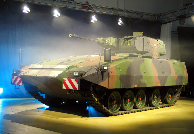 German military tank on display