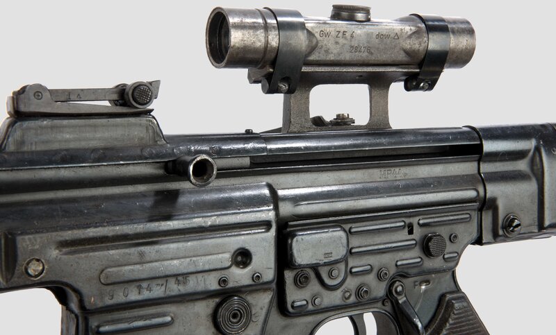 German MP44 rifle with scope