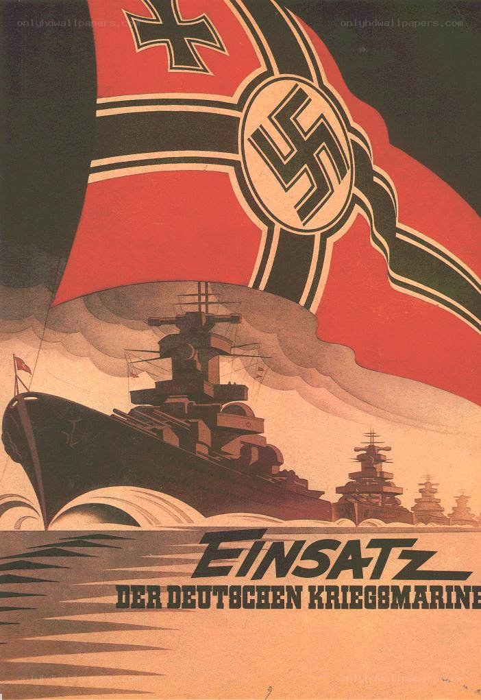 German Navy Deployment Poster