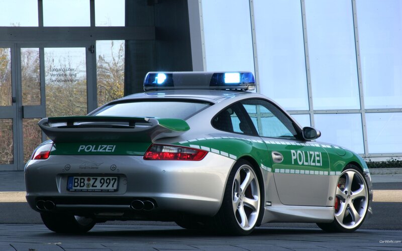 German police Porsche 911