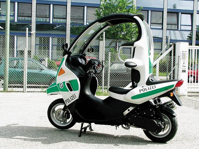 German police scooter