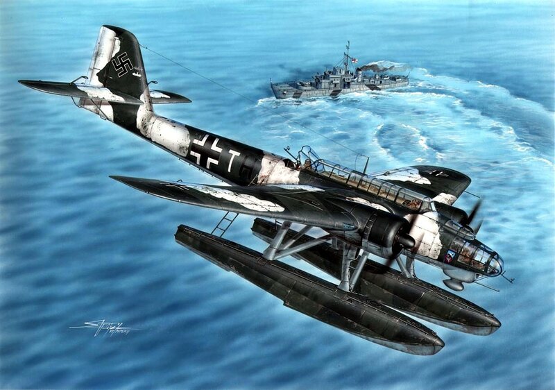 German Seaplane Flying