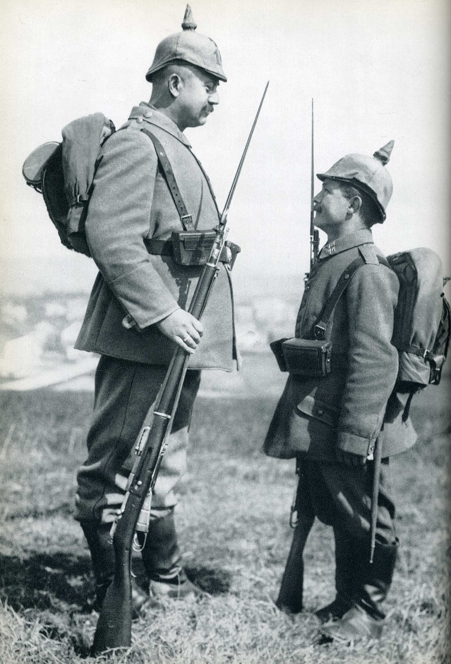 German soldiers in field