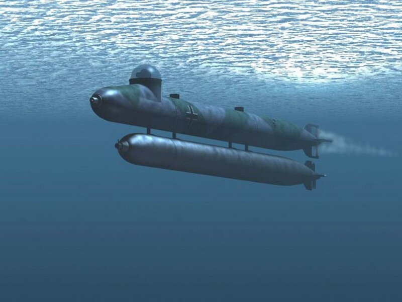German submarine torpedo