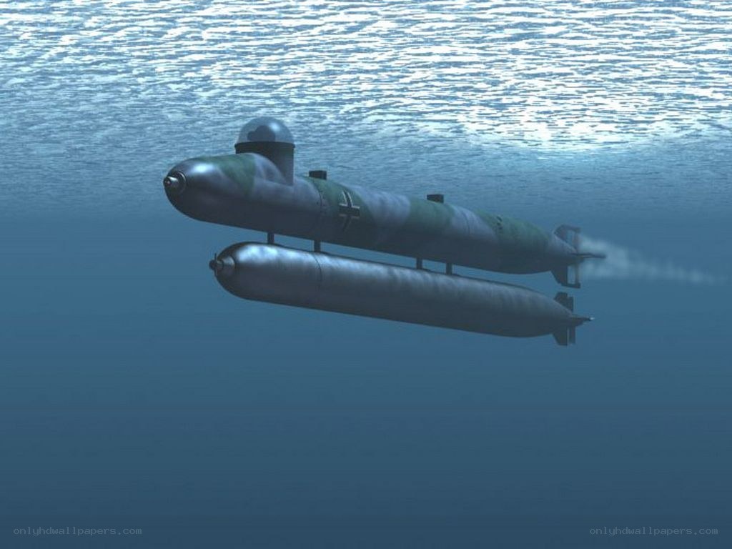 German submarine torpedo