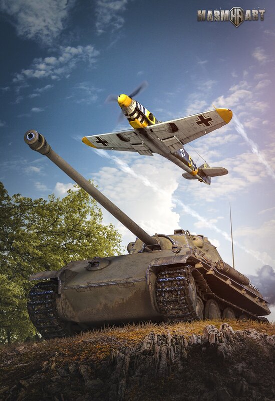 German Tank and Plane