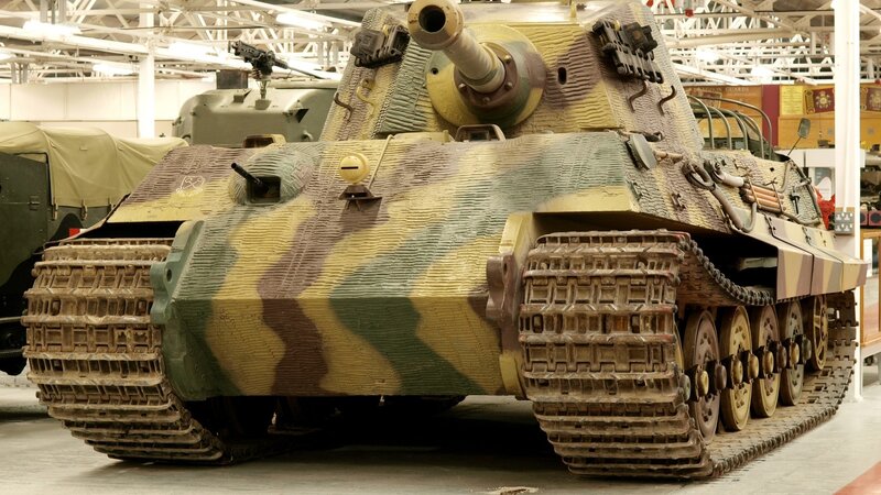 German Tank in Museum — Green