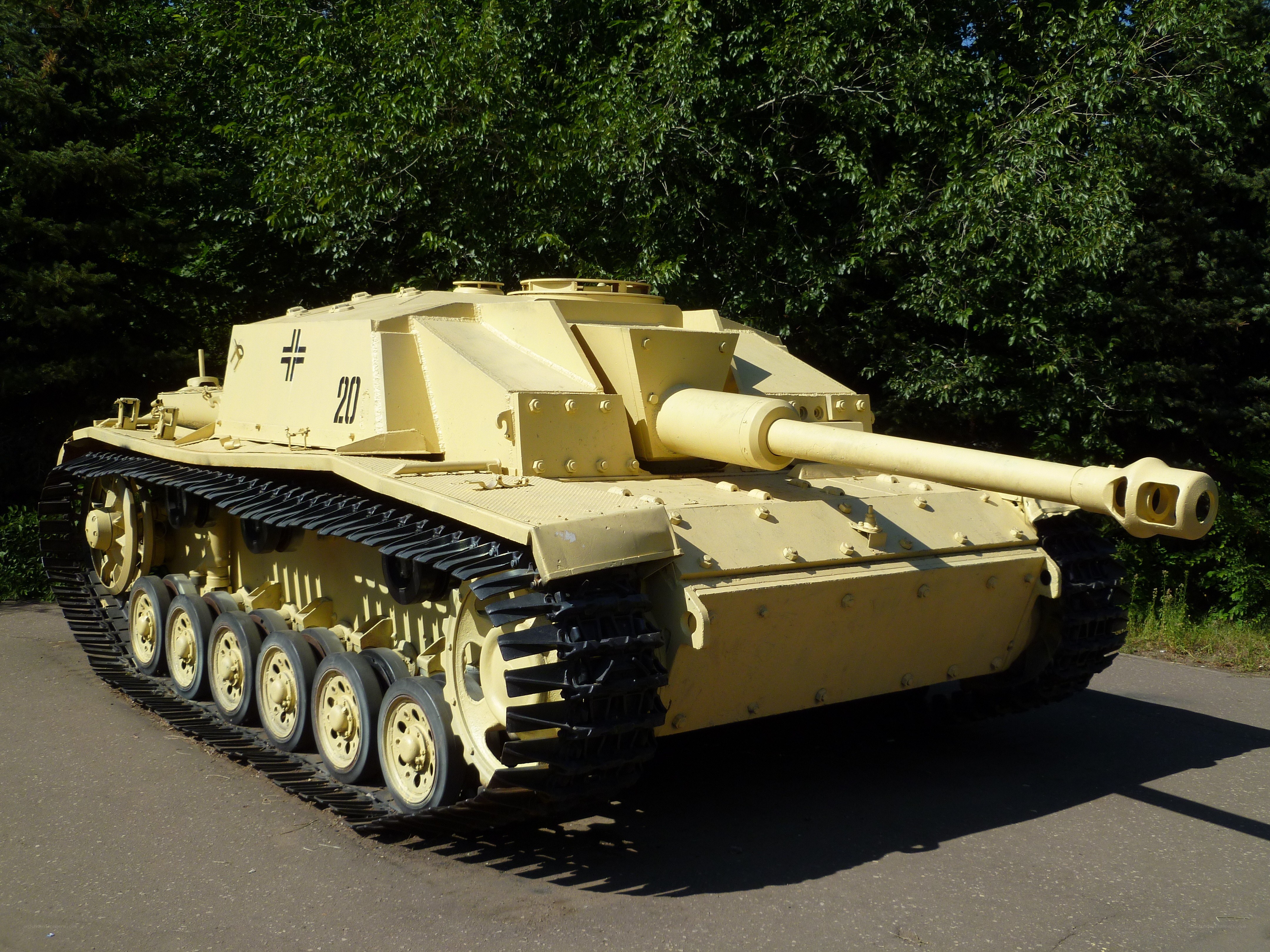 German tank on display