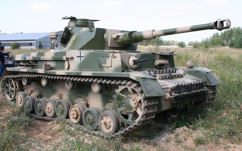 German tank on display