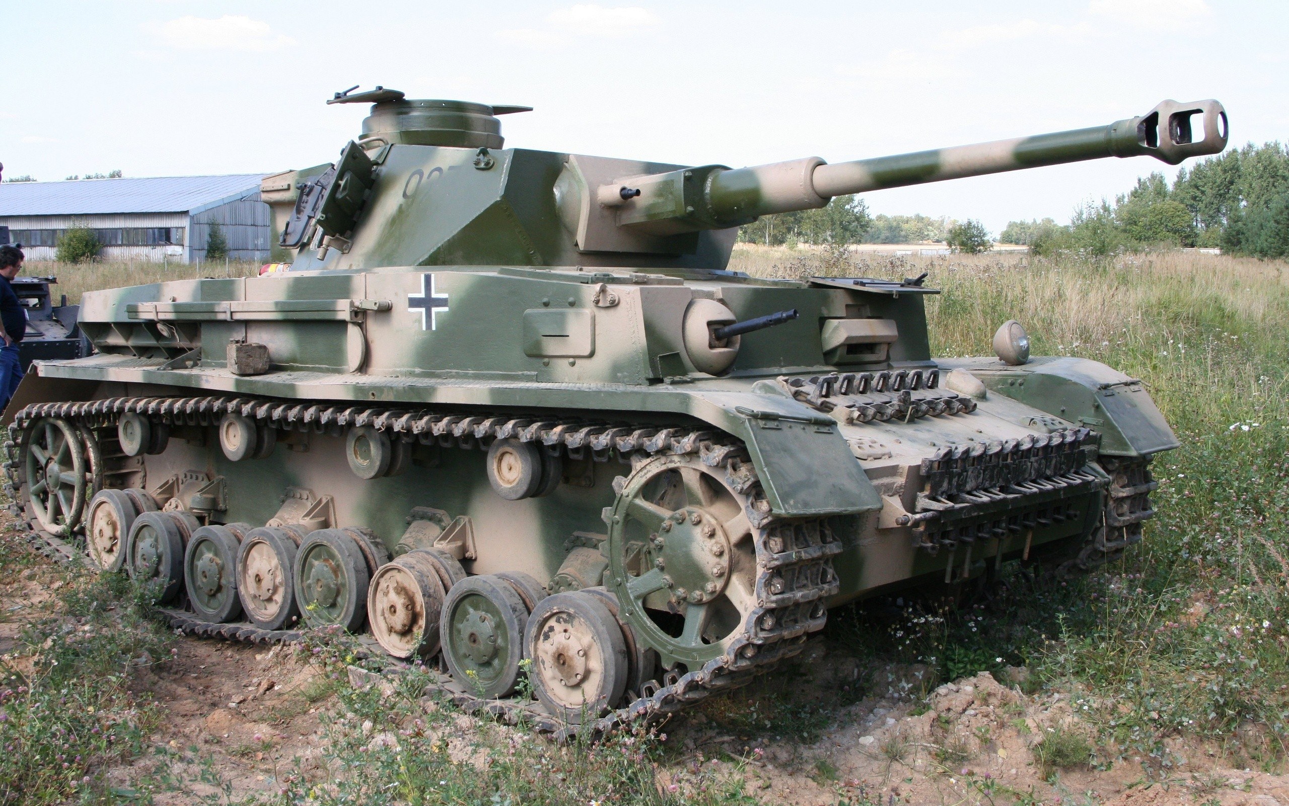 German tank on display