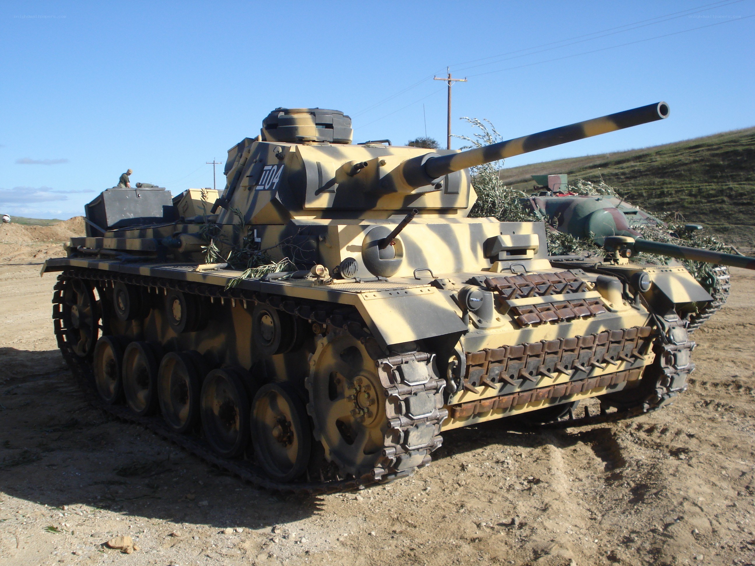 German tank on display