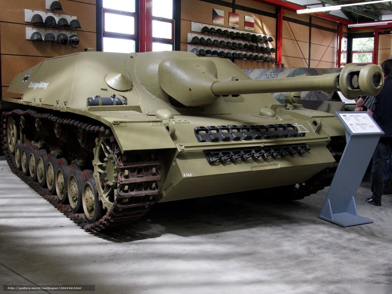German tank on display
