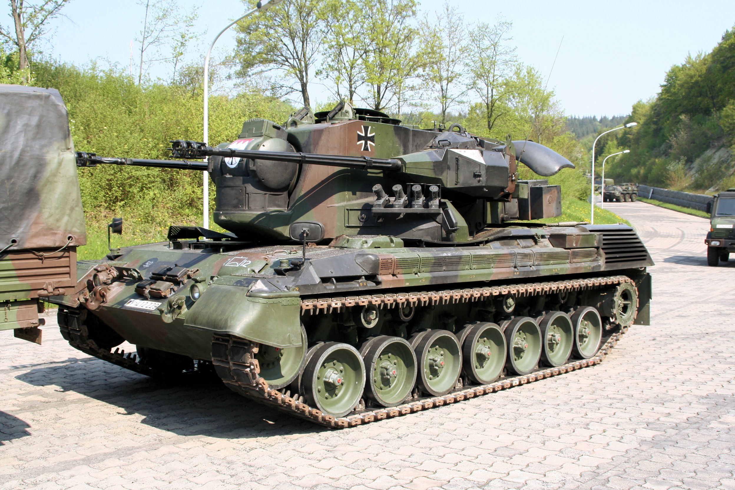 German tank on display
