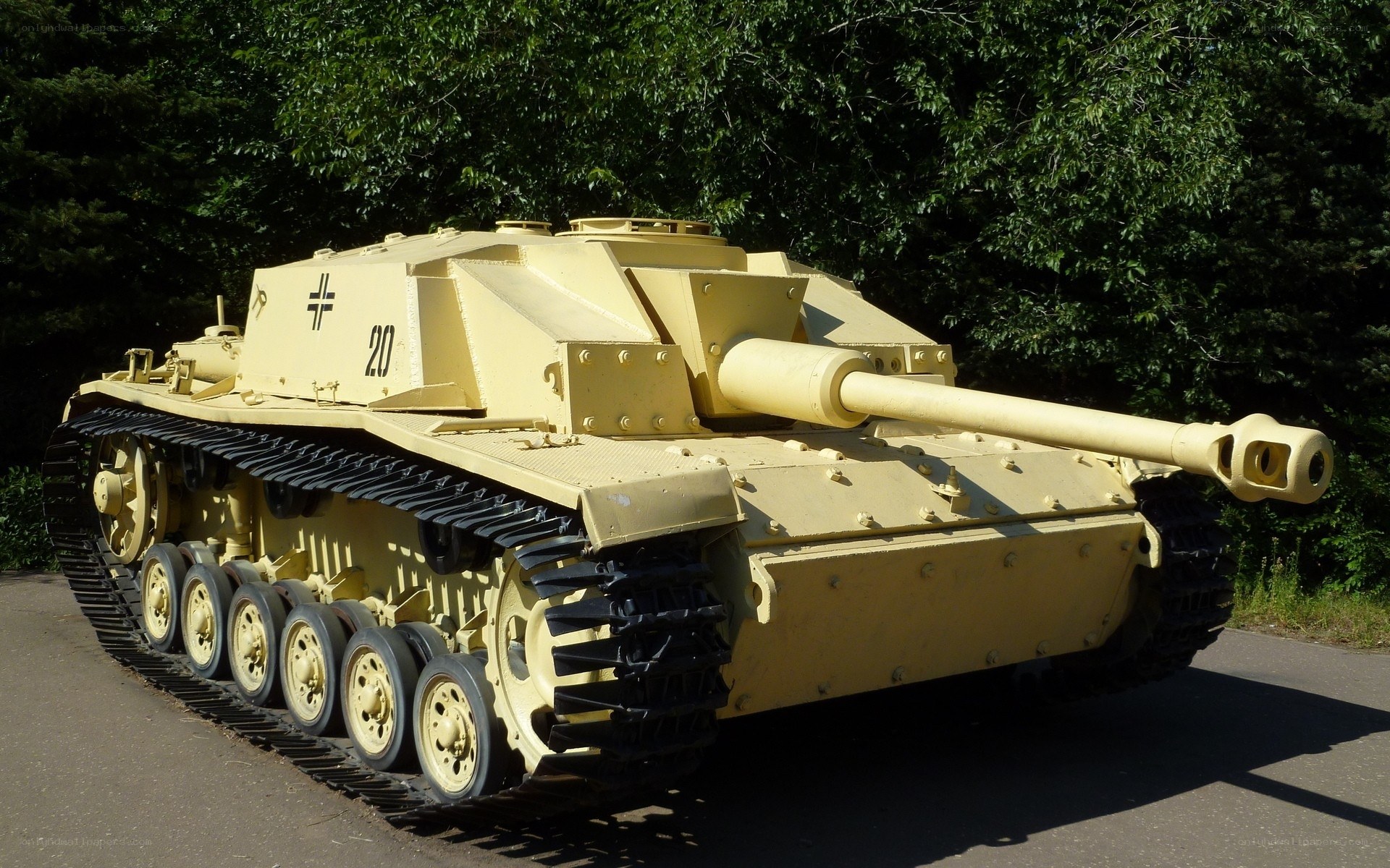 German tank on display