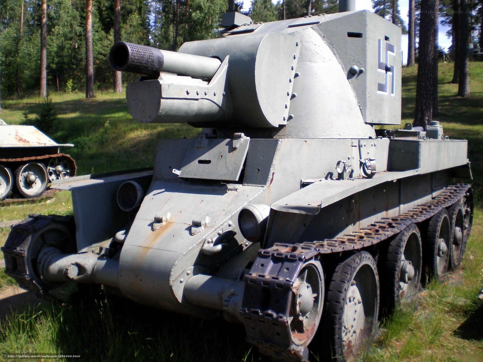 German tank with swastika