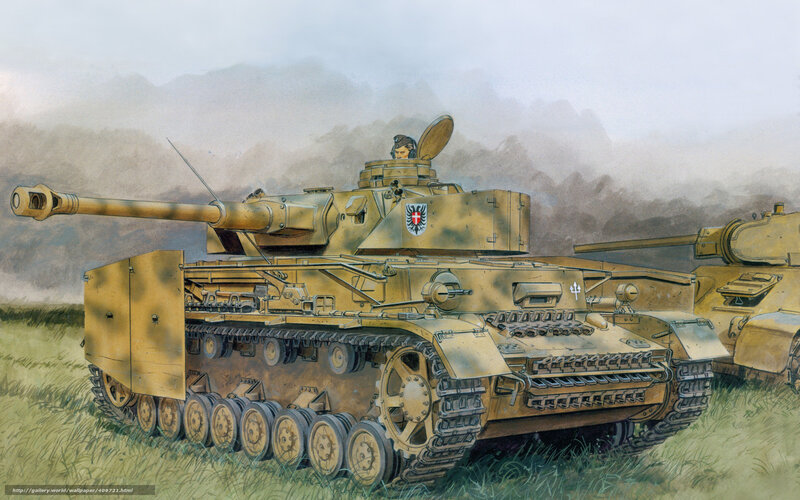 German Tanks in Field — Tan