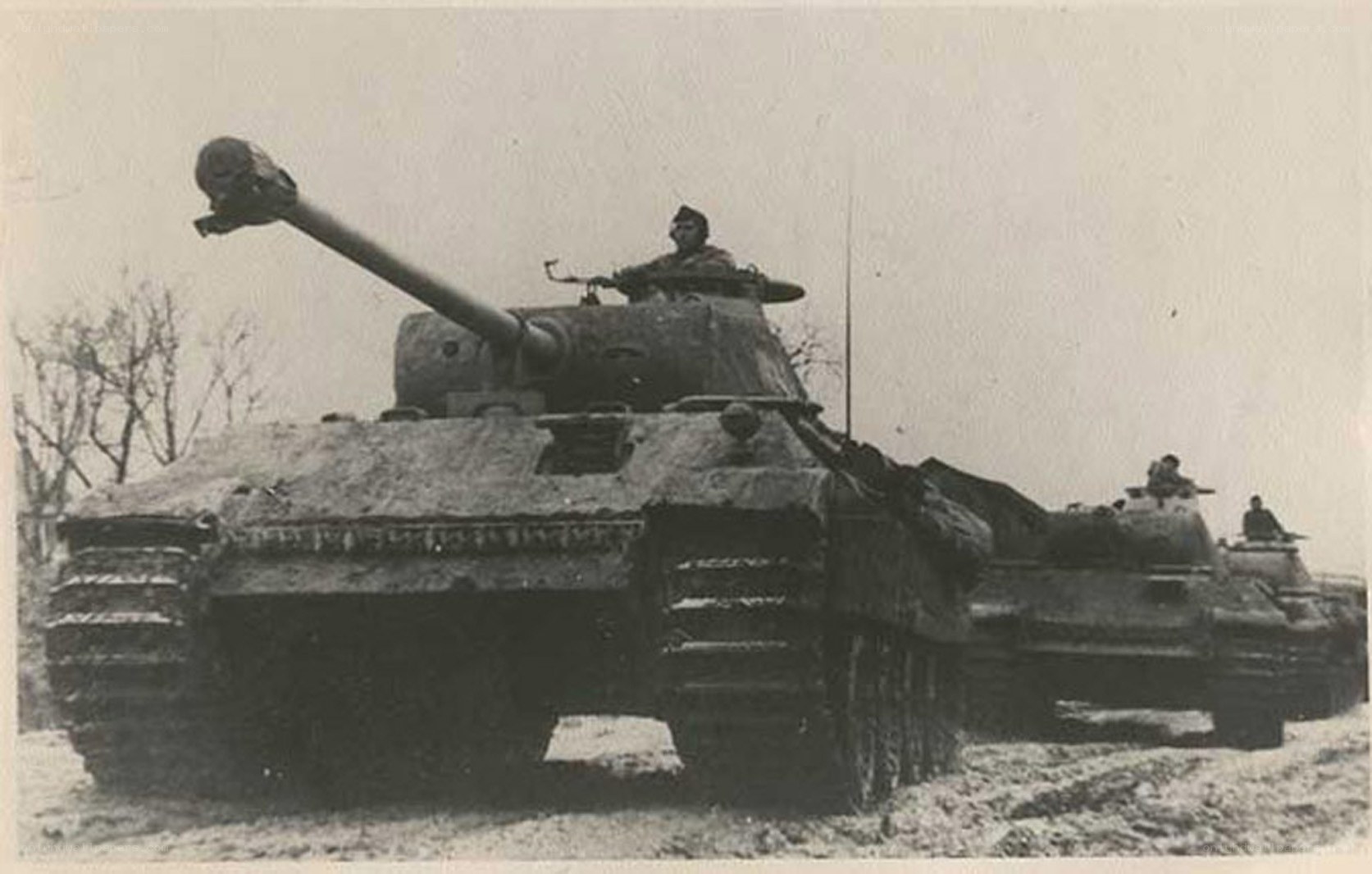 German tanks in winter