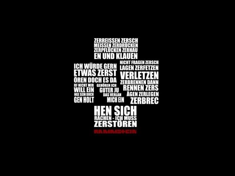 German Text Art