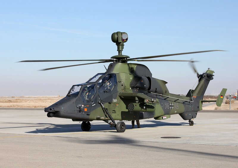 German Tiger helicopter on tarmac