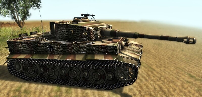 German Tiger Tank — Green
