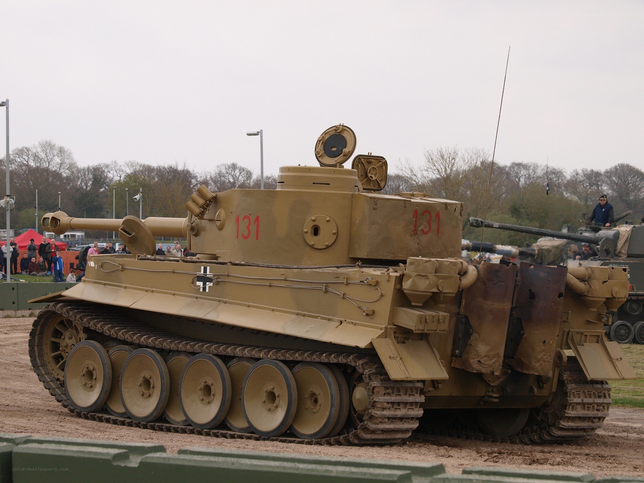 German Tiger tank on display