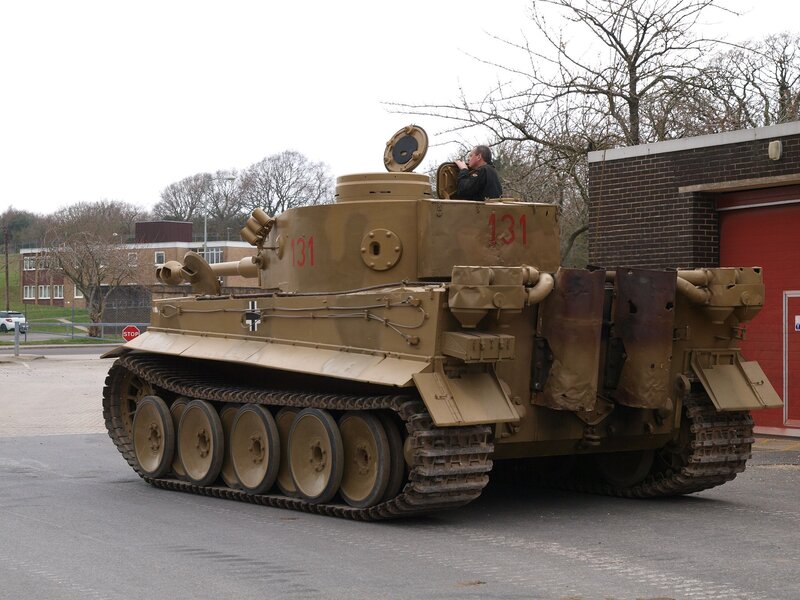 German Tiger Tank — Tan, Neutral, Autumn