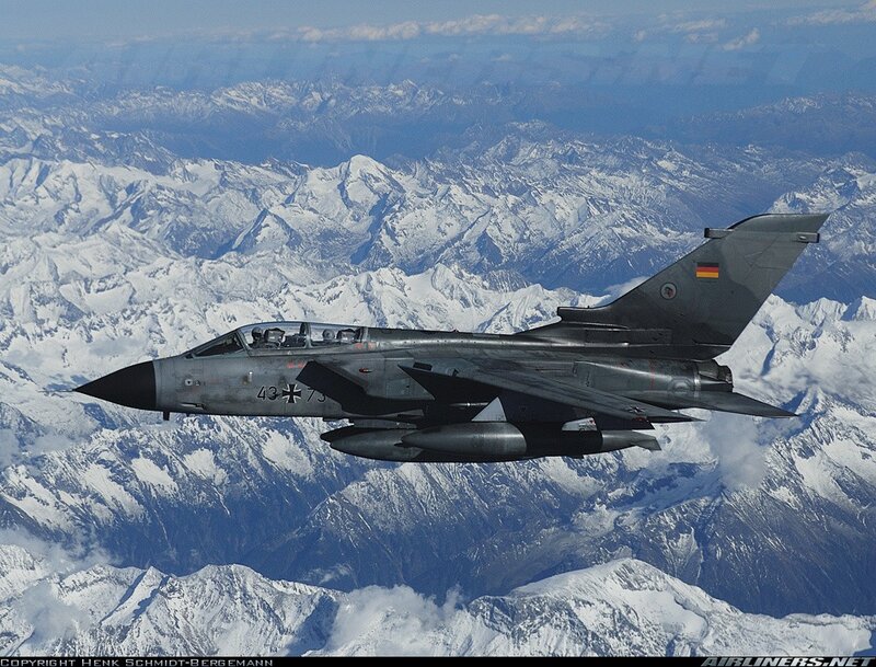 German Tornado Jet — Gray, Dramatic