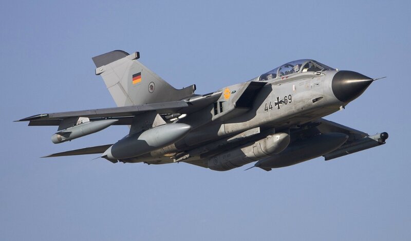 German Tornado Jet — Gray, Dynamic, Afternoon