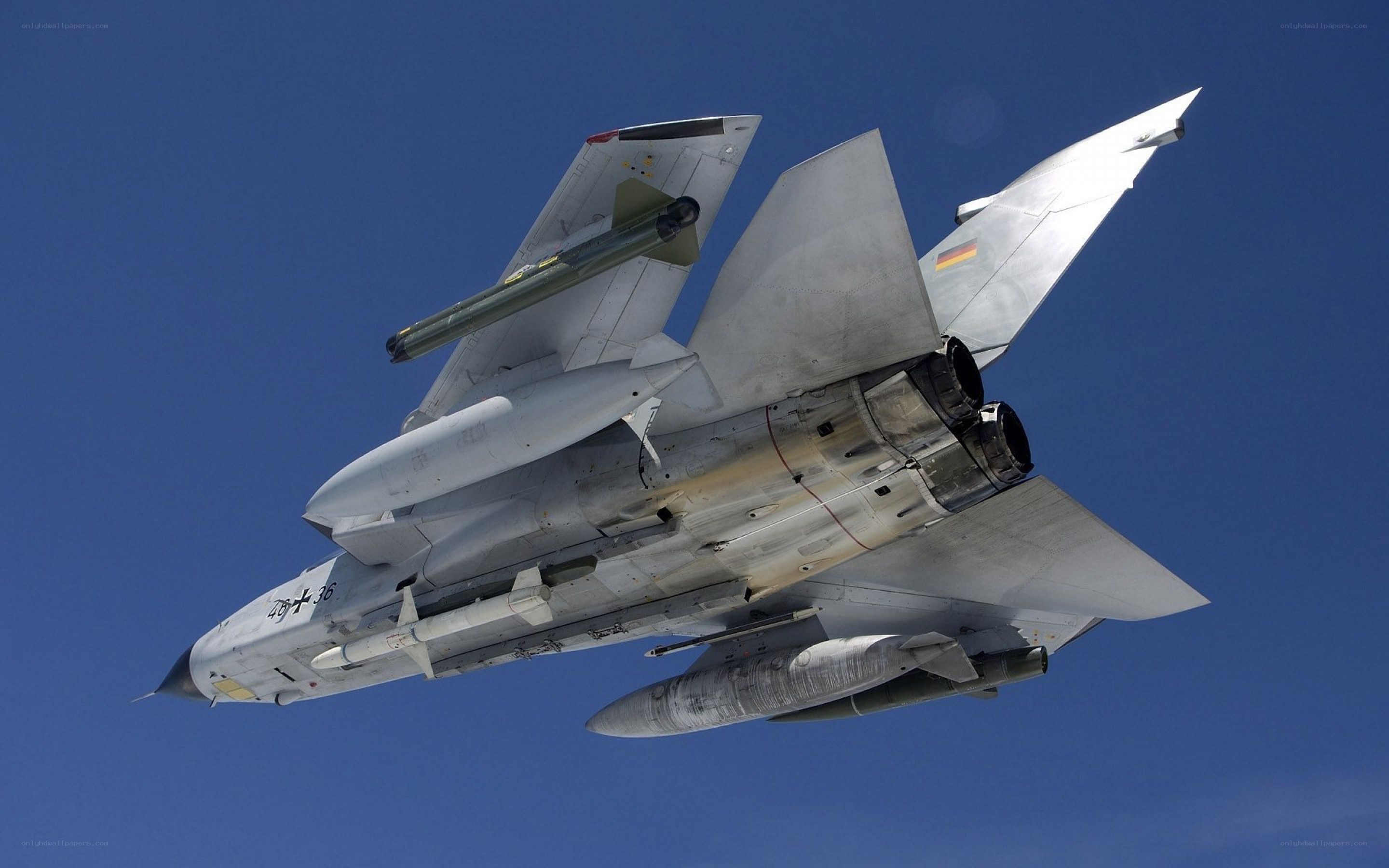 German Tornado jet in flight