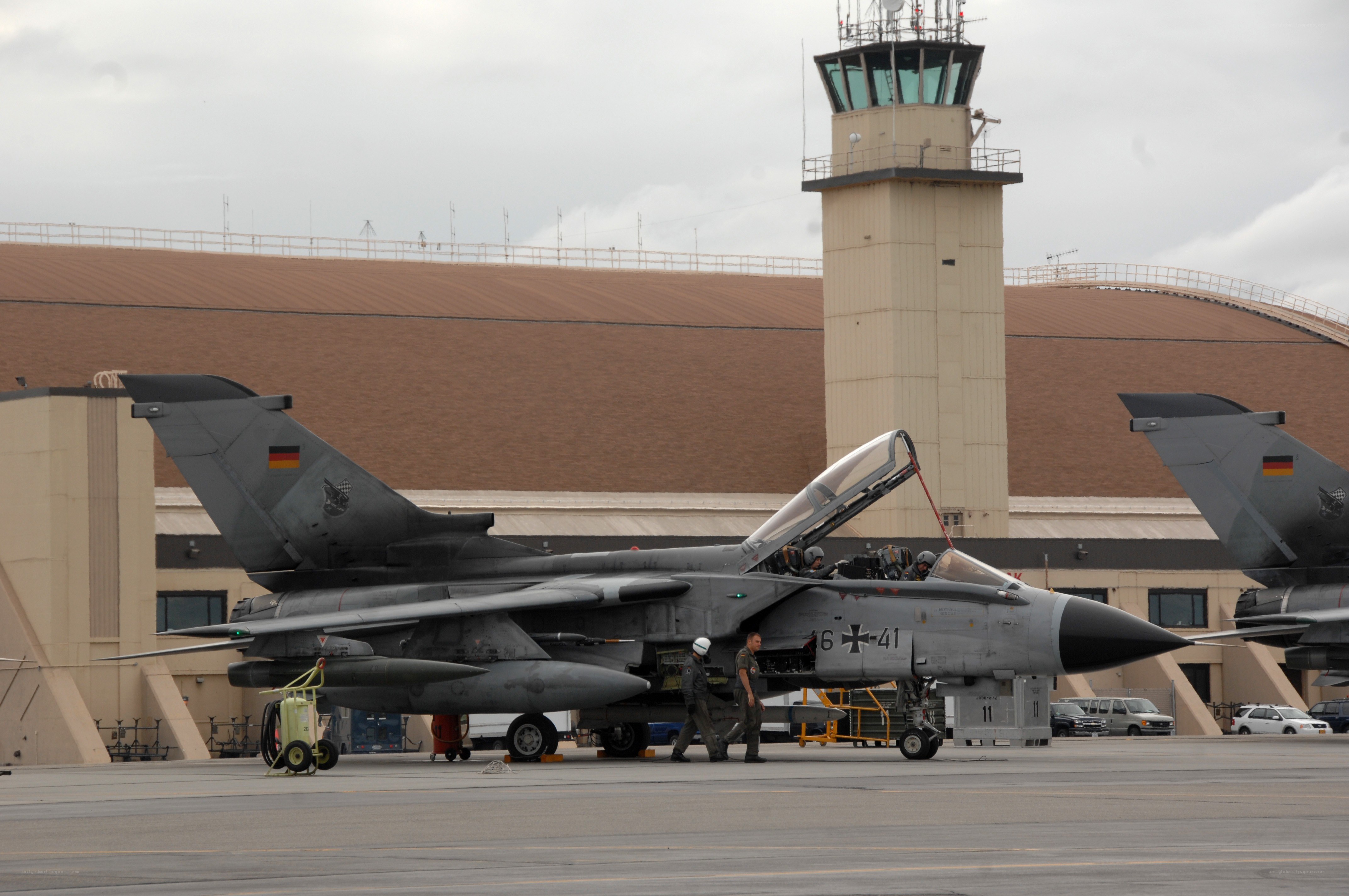 German Tornado jet on tarmac