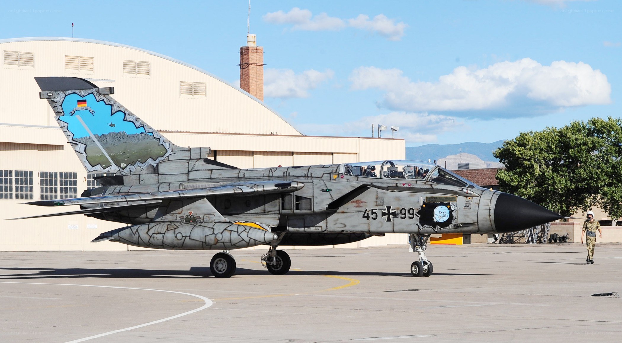 German Tornado jet on tarmac