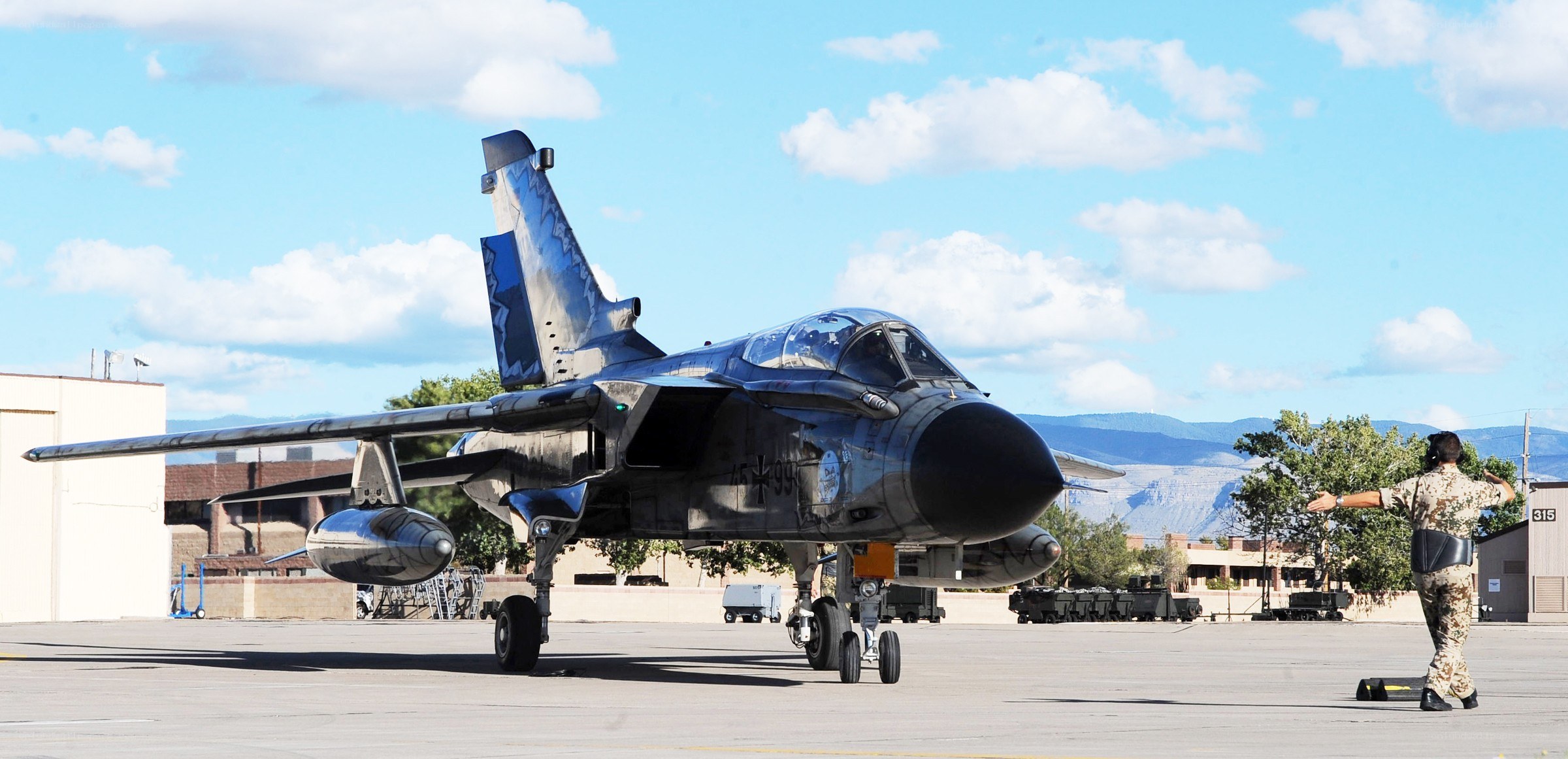 German Tornado jet on tarmac
