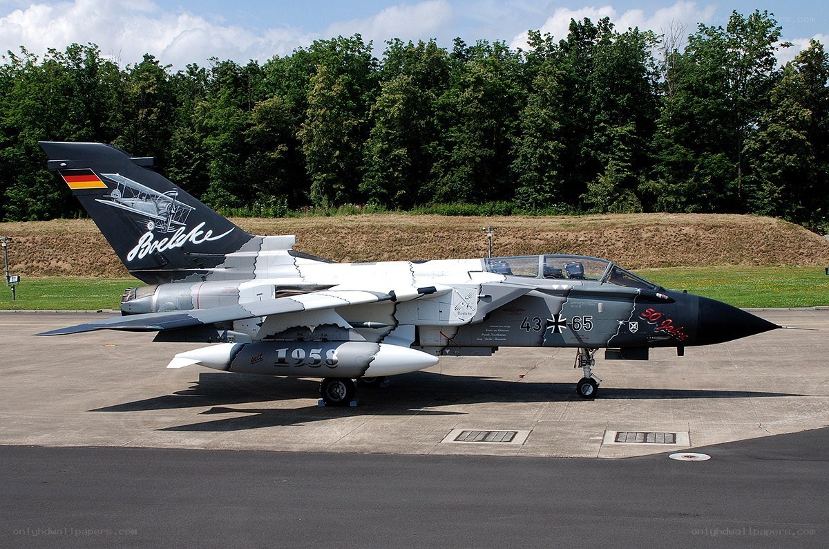German Tornado jet on tarmac