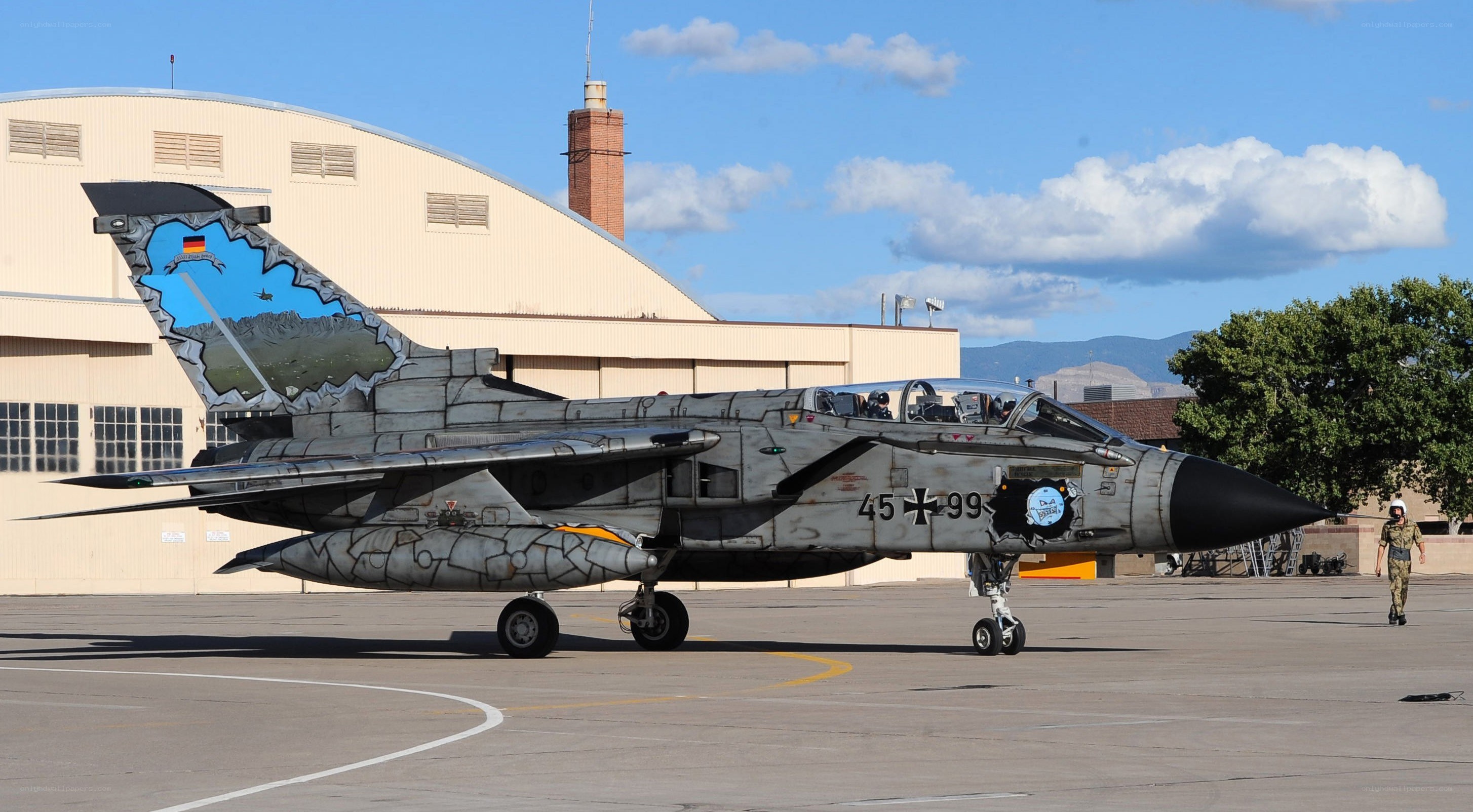 German Tornado jet on tarmac