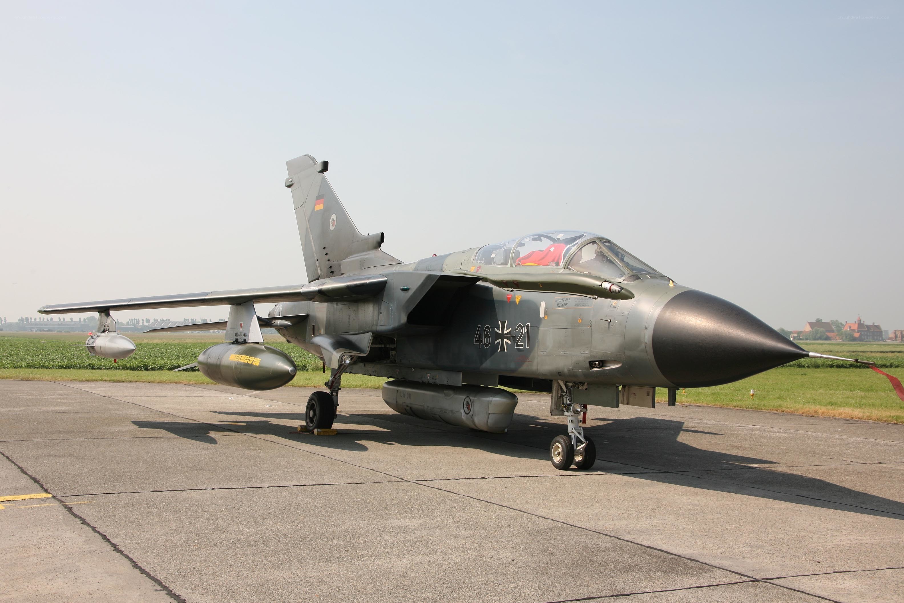 German Tornado jet on tarmac