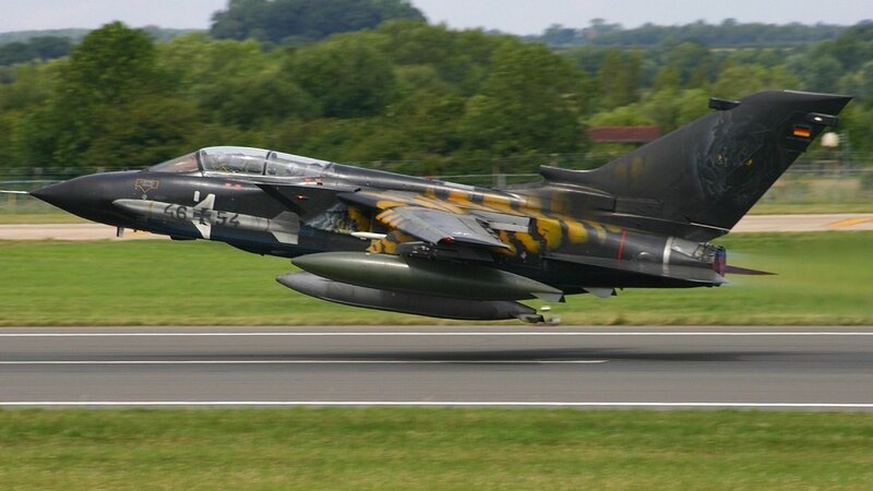German Tornado jet taking off