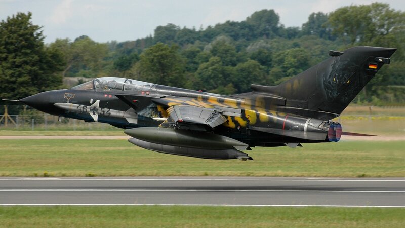 German Tornado jet taking off