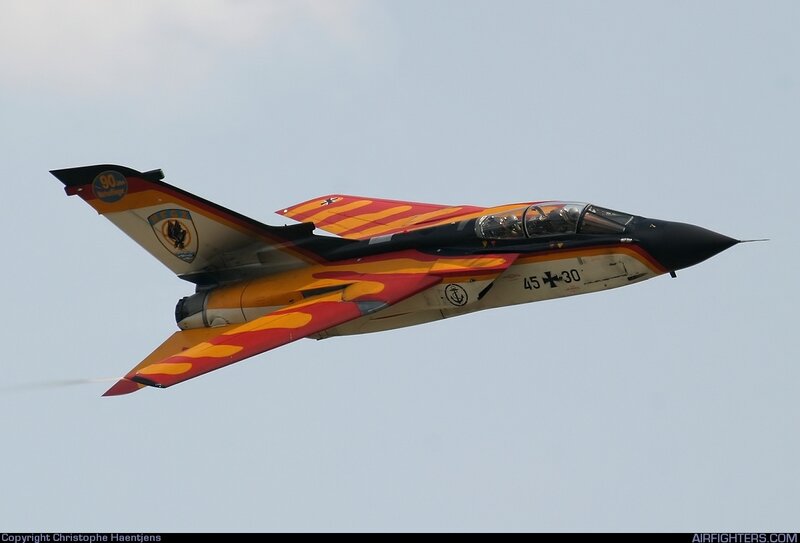 German Tornado Jet — Yellow