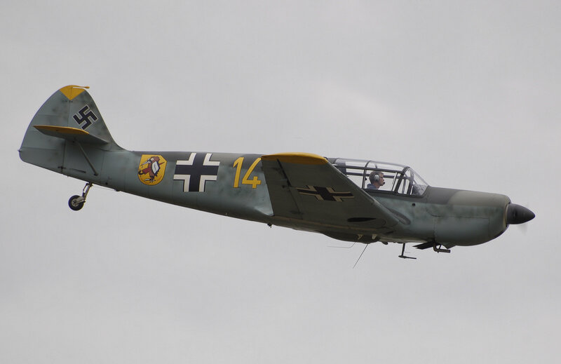 German WWII aircraft in flight
