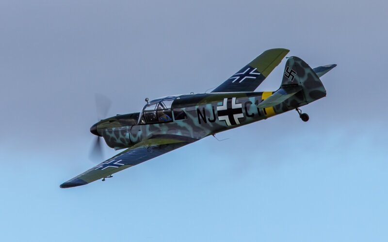 German WWII aircraft in flight
