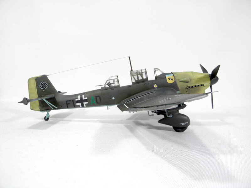 German WWII Aircraft Model — Gray