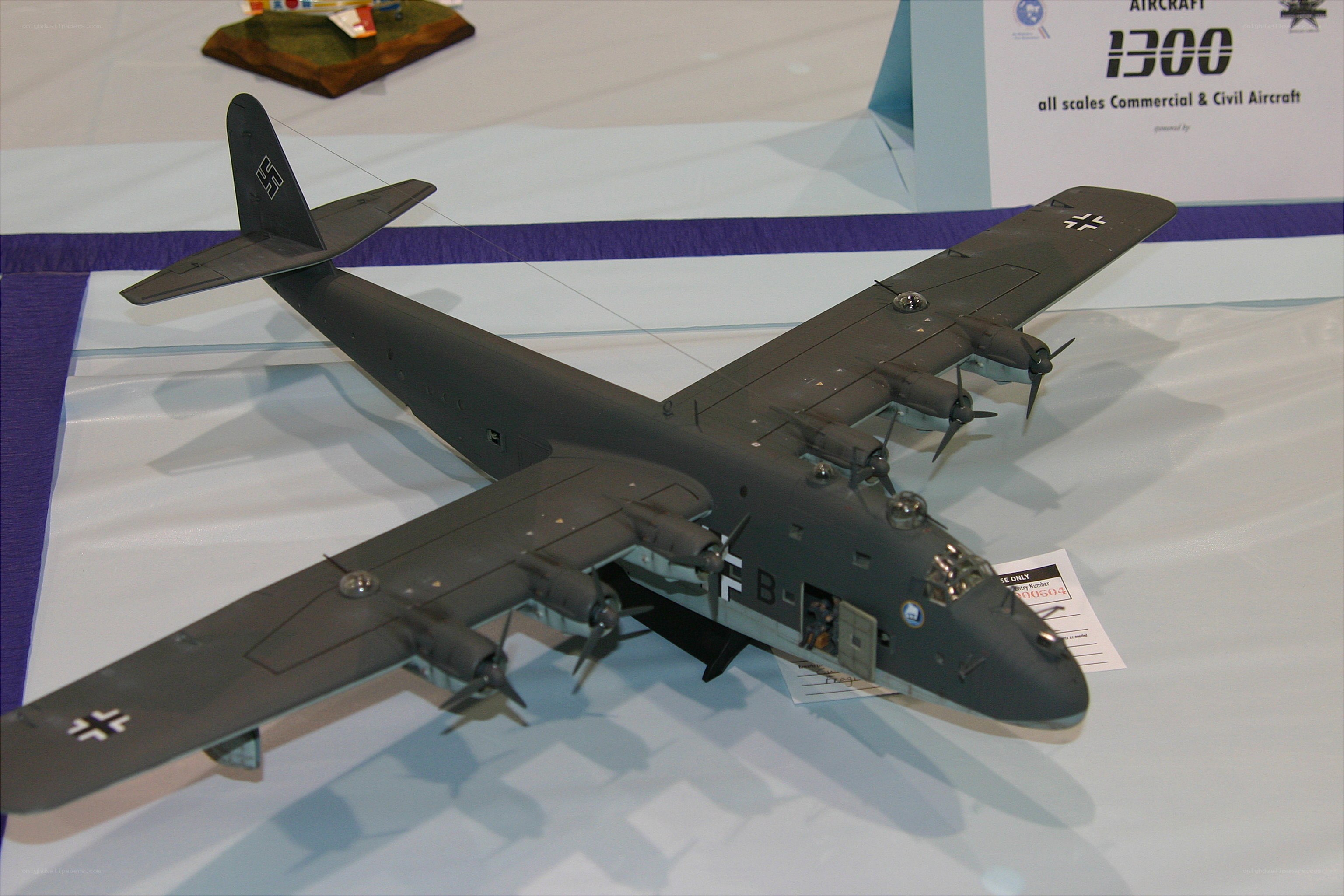 German WWII aircraft model